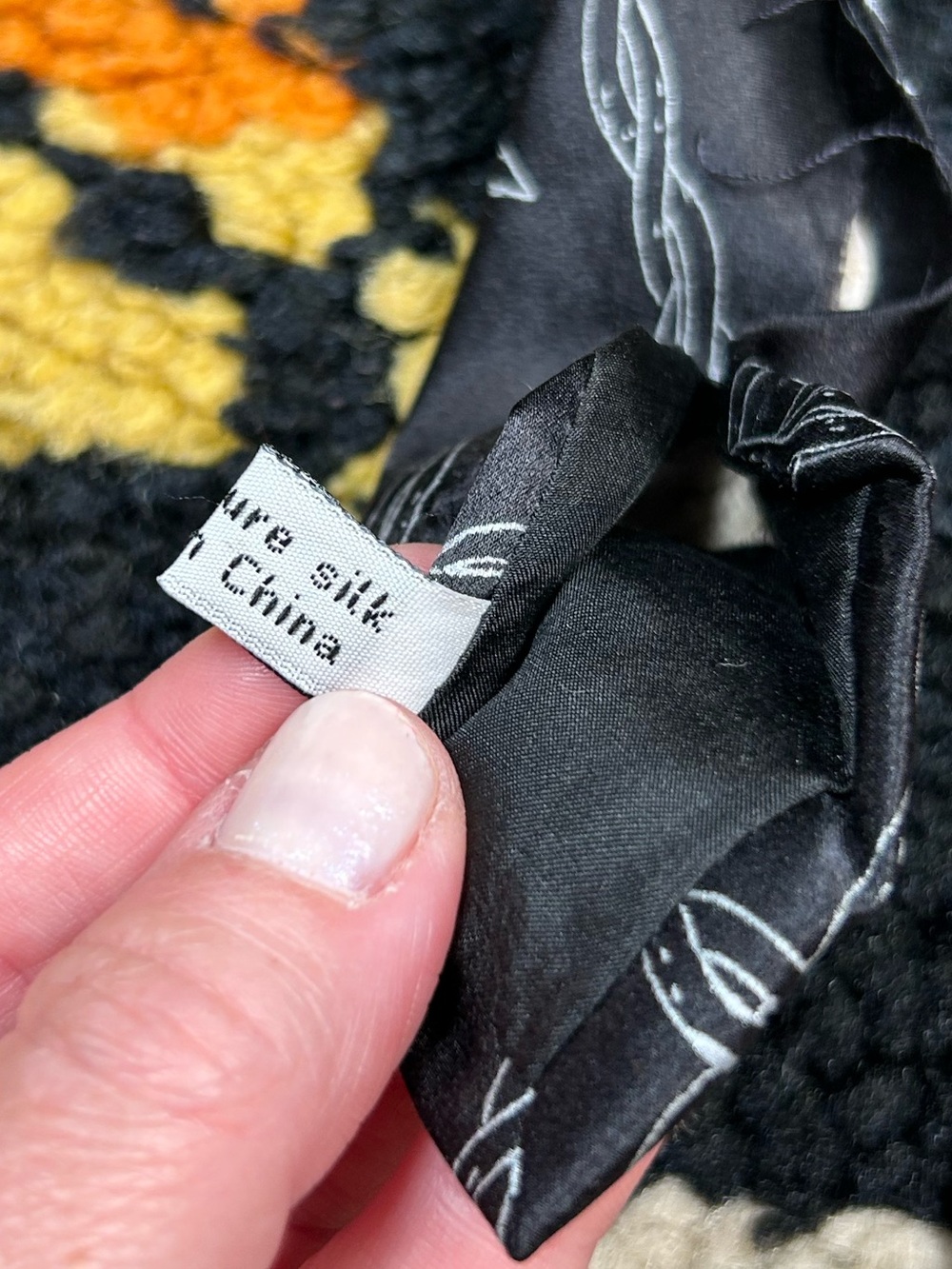 Punk, WYOMING TRADERS, barbed wire silk tie!! - Picture 7 of 8